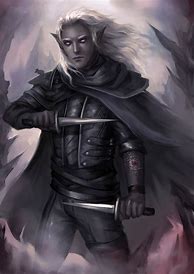 Image result for Dnd Male Drow Rogue