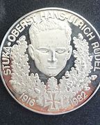 Image result for Hans-Ulrich Rudel Dimoand and Gold Medal