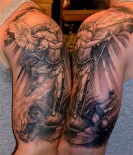 Image result for Archangel Michael Tattoos for Law Enforcement
