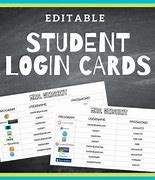Image result for Student Login Cards