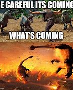 Image result for Chris Pratt Dinosaur Meme