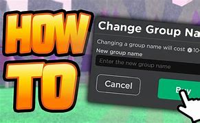 Image result for How to Change a Roblox Group Name On Tablet