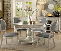 Image result for White Contemporary Dining Room Sets