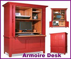 Image result for Armoire Computer Desk