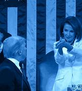 Image result for Trump Handshake with Pence and Pelosi