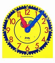 Image result for Vigorwise Telling Time Teaching Clock For Kid & Parents, 10 Inch Education Wall Clock For Student & Teacher, Silent Non Ticking Analog Learning