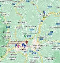 Image result for Avellino Italy Map