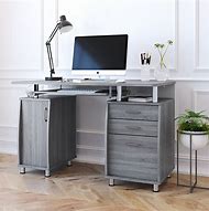 Image result for Computer Desk with Wheels and Drawers