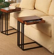 Image result for couch side table