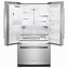 Image result for Kitchenaid 20 Cu. Ft. French Door Refrigerator In Stainless Steel, Counter Depth, Silver