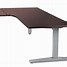 Image result for Wood L-shaped Computer Desk