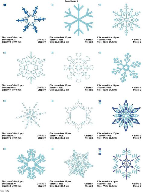 SNOWFLAKE MACHINE EMBROIDERY « EMBROIDERY & ORIGAMI