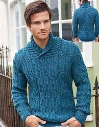 Image result for Black Knitted Sweater Men