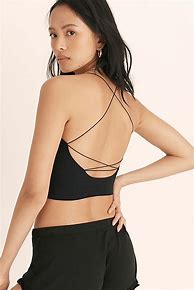 Image result for Strappy Back Brami + Rib Bike Short 2-Style Bundle By Intimately At Free People In Sea Reef, Size: M/L
