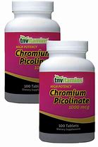 Image result for Chromium Picolinate, 1000 Mcg, 360 Tablets, 2 Bottles