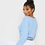 Image result for Cropped Sweater Blue