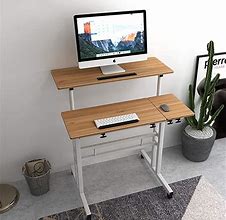 Image result for Small Sit-Stand Desk