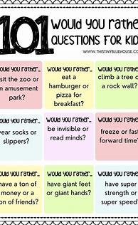 Image result for Would You Rather Be Questions