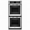 Image result for WOD51ES4EW 24" Electric Double Wall Oven With 6.2 Cu. Ft. Total Capacity Accubake Temperature Management System Touch Control Digital Display Keep Warm Setting And Self-Cleaning System In