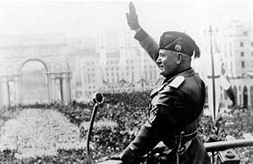 Image result for Mussolini with Country Flag
