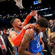 Image result for Paul George and Russell Westbrook OKC