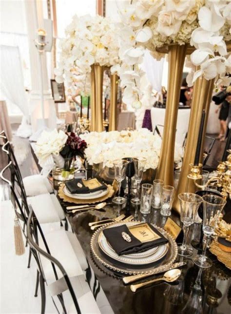 37 Super Elegant Black And Gold Wedding Ideas   Weddingomania