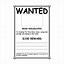 Image result for Wanted Poster Template Printable