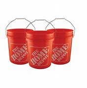 Image result for Home Depot Bucket Dimensions