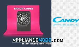 Image result for Candy Washing Machine Error Codes