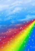 Image result for Rainbow Backdrop with Sky Blue