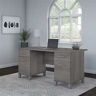 Image result for Home Office Desk with Hutch and Drawers