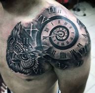 Image result for Clock Tattoo Designs Men