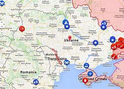 Image result for Ukraine Russia Interactive Map