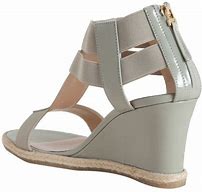 Image result for Grey Wedge Sandals