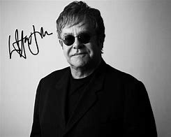 Image result for Elton John Autograph Authentic