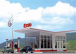 Image result for Esso Gas Station O Scale