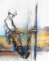 Image result for Lineman Paintings
