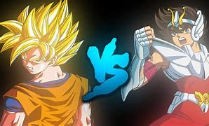 Image result for Seiya vs Goku