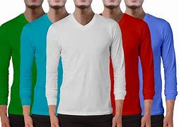 Image result for Men's Cotton Long Sleeve T-Shirts