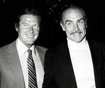 Image result for Roger Moore Sean Connery