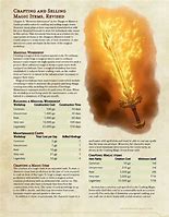 Image result for Magical Weapon Spells Lists
