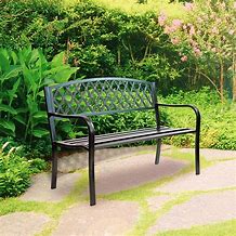 Image result for Metal Benches Outdoor