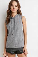 Image result for Gray Sleeveless Hoodie