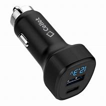 Image result for USB-A Dual Port Car Charger - 24W Black