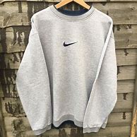 Image result for Nike Grey and Blue Vintage Sweatshirt
