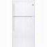 Image result for White Top Freezer Refrigerator 18 Cu FT
