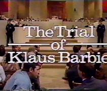 Image result for Klaus Barbie Trial