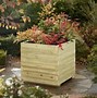 Image result for Square Wooden Planters