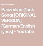 Image result for Panzerlied Lyrics
