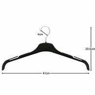 Image result for Black Plastic Coat Hangers